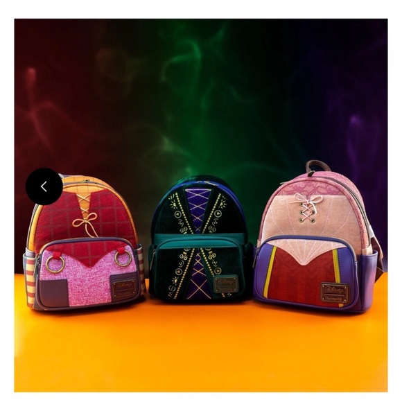 Loungefly Disney Hocus Pocus Winifred Sanderson Cosplay Mini Backpack Exclusive - Picture 6 of 11